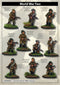 Second World War Soviet Army SMG Squad, 28 mm Scale Model Metallic Figures