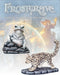 Frostgrave Ice Toad & Snow Leopard, 28 mm Scale Model Metal Figures