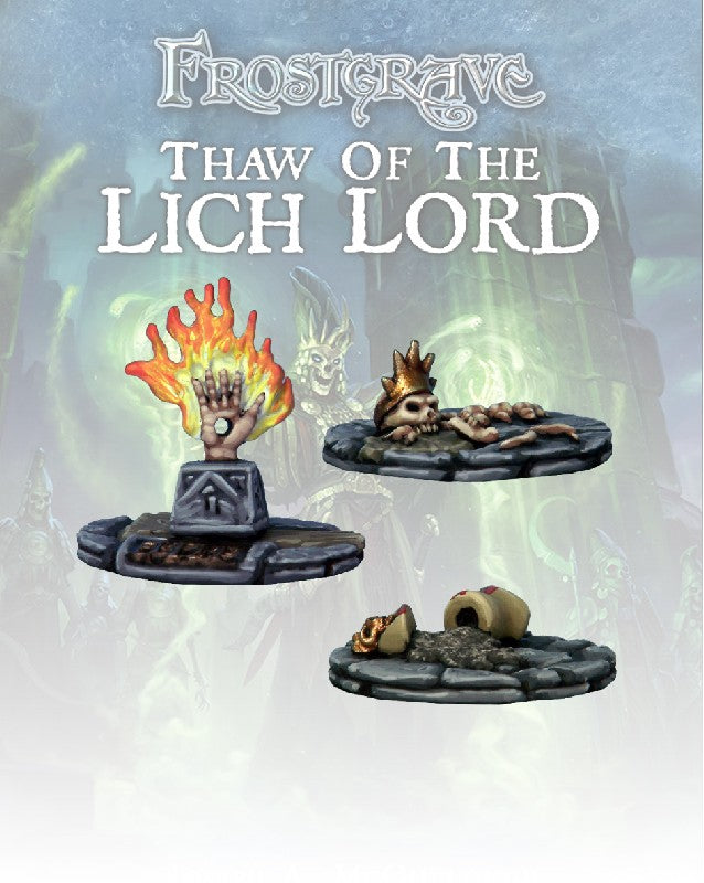 Frostgrave Lich Lard Treasure Tokens, 28 mm Scale Model