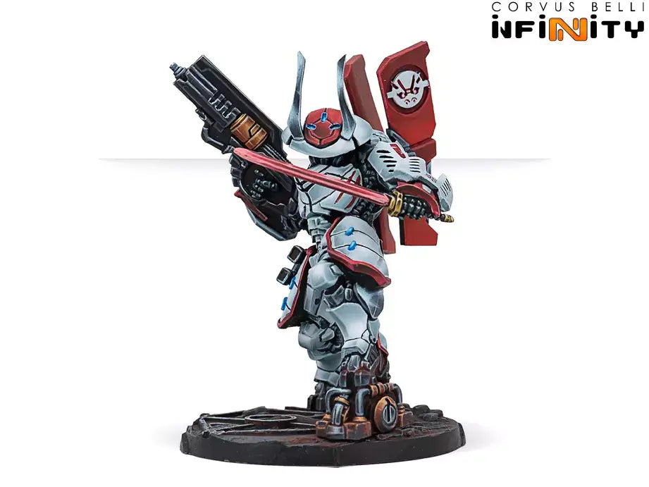Corvus Belli Infinity JSA Daiyokai with HMG miniature