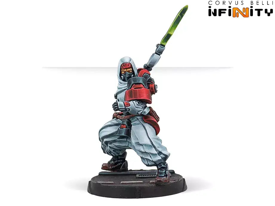 Corvus Belli Infinity JSA Sohei miniatures with Pulzar