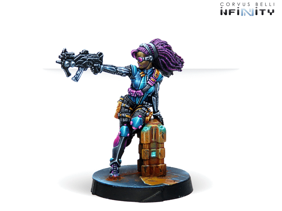 Infinity NA2 Soldiers Of Fortune Miniature Game Figures Laxmee