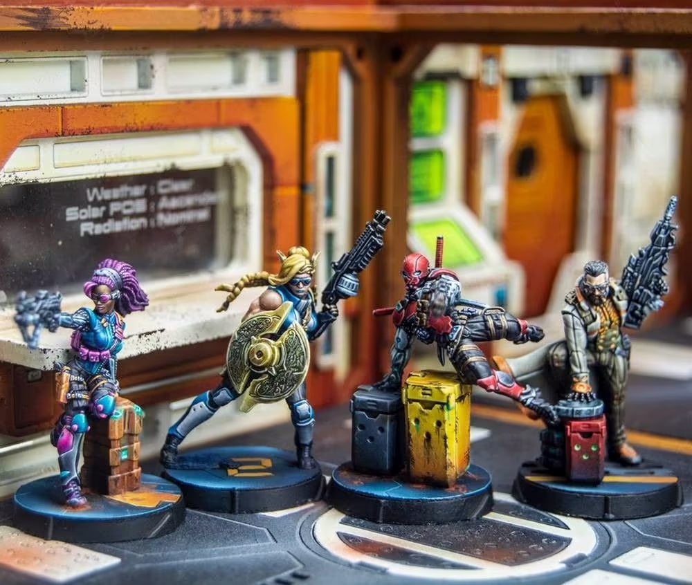 Infinity NA2 Soldiers Of Fortune Miniature Game Figures Painted Examples