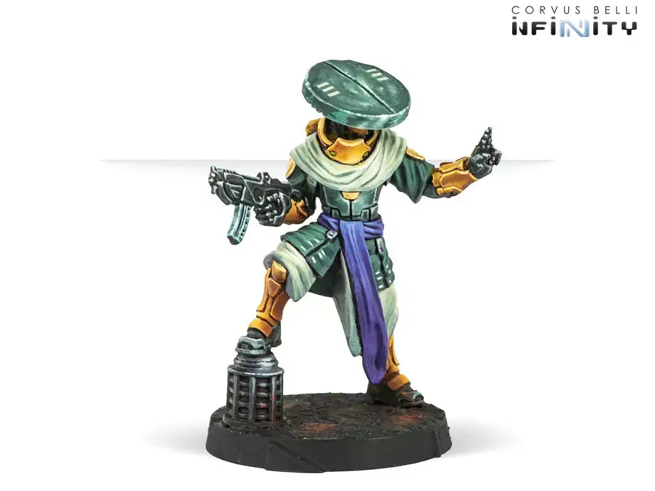 Corvus Belli Infinity Yu Jing Sulsa Warrior Hacker Reinforcement figure