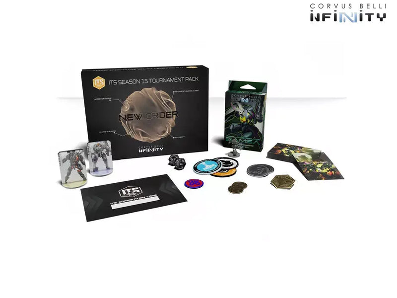 Infinity Tournament System Season 15 "New Order" Tournament Pack Contents