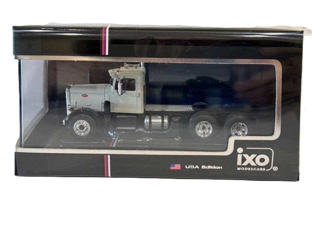  IXO Models 1955 Peterbilt 281 - White w/ Black Fenders 1/64 Scale Diecast Model Packaging