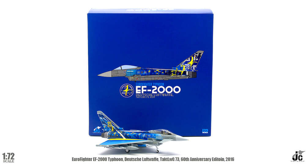 Eurofighter EF2000 Typhoon Luftwaffe TaktLwG 73 “Steinhoff” 60th Anniversary 2019, 1:72 Scale Diecast Model