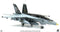 Boeing F/A-18E Super Hornet, VFA-137 “Kestrels” USS Carl Vinson, 2017, 1:72 Scale Diecast Model Right Front View