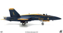 Boeing F/A-18 Hornet, Blue Angels No. 1, 2011, 1:72 Scale Diecast Model Right Side View