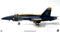 Boeing F/A-18 Hornet, Blue Angels No. 1, 2011, 1:72 Scale Diecast Model Left Side View