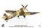 Supermarine Spitfire Mk IXc Royal Air Force Polish Combat Team North Africa 1943, 1:72 Scale Diecast Model Right Rear View
