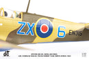 Supermarine Spitfire Mk IXc Royal Air Force Polish Combat Team North Africa 1943, 1:72 Scale Diecast Model Markings Close Up