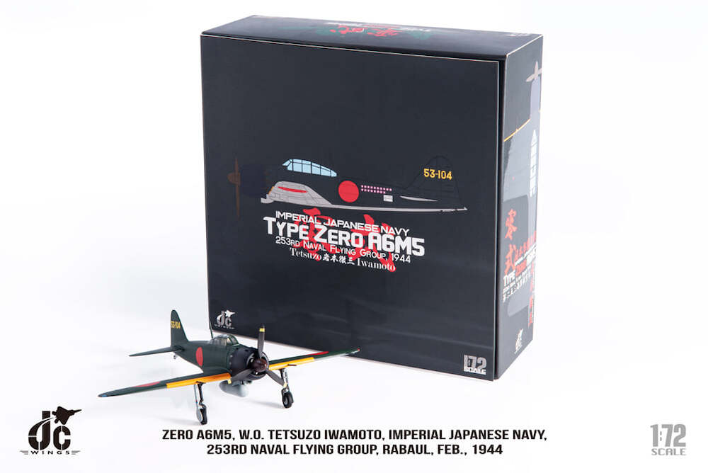 Mitsubishi A6M5 Zero Imperial Japanese Navy, 253rd Naval Flying Group, 1944 1:72 Scale Diecast Model