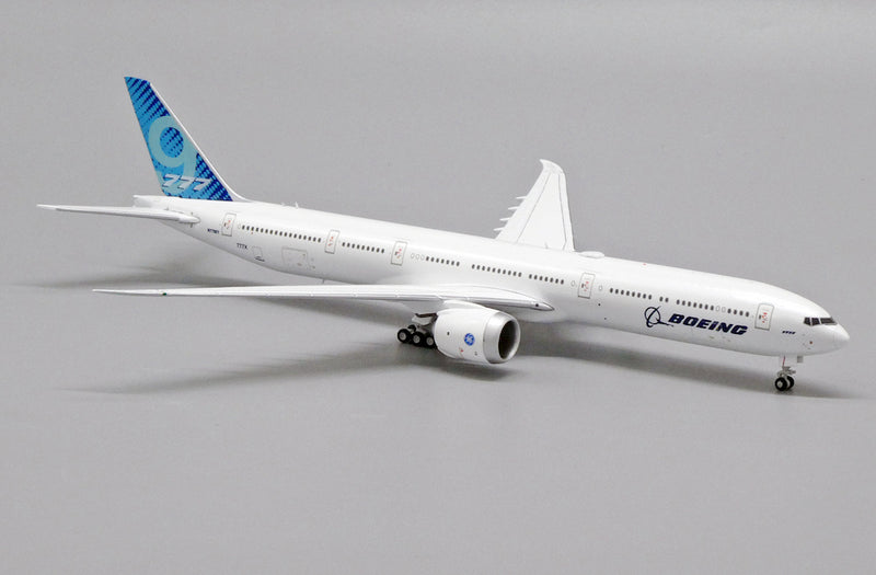 Boeing 777-9X House Livery (N779XY) 1:400 Scale Diecast Model Right Front View