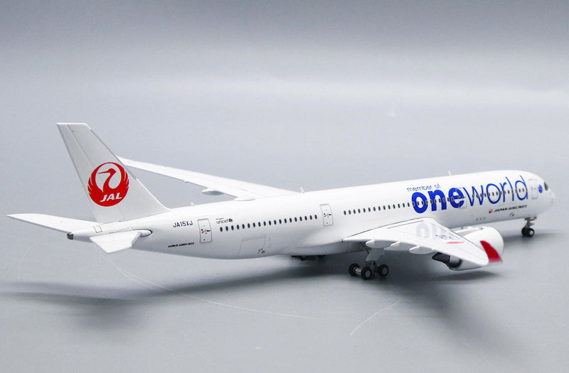 Airbus A350-900 Japan Airlines (JA15XJ), 1/400 Scale Diecast Model Right Rear View