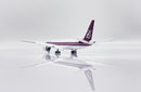 Boeing 777-300ER Qatar Airways “Retro Livery” (A7-BAC) Flaps Down, 1:400 Scale Diecast Model Left Rear View