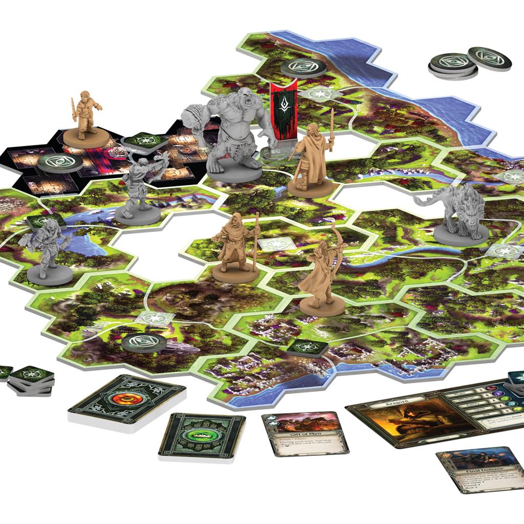 The Lord of the Rings Journeys in Middle-Earth Board Game Contents