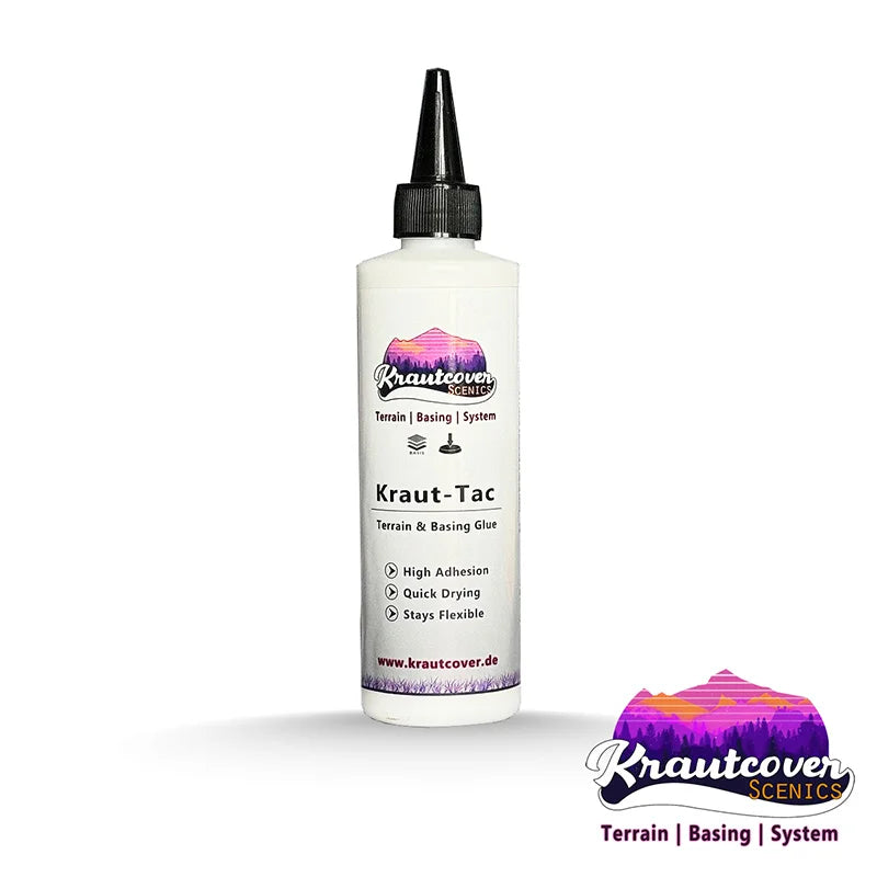 Krautcover Kraut-Tac Terrain And Basing Glue 250G Bottle Front
