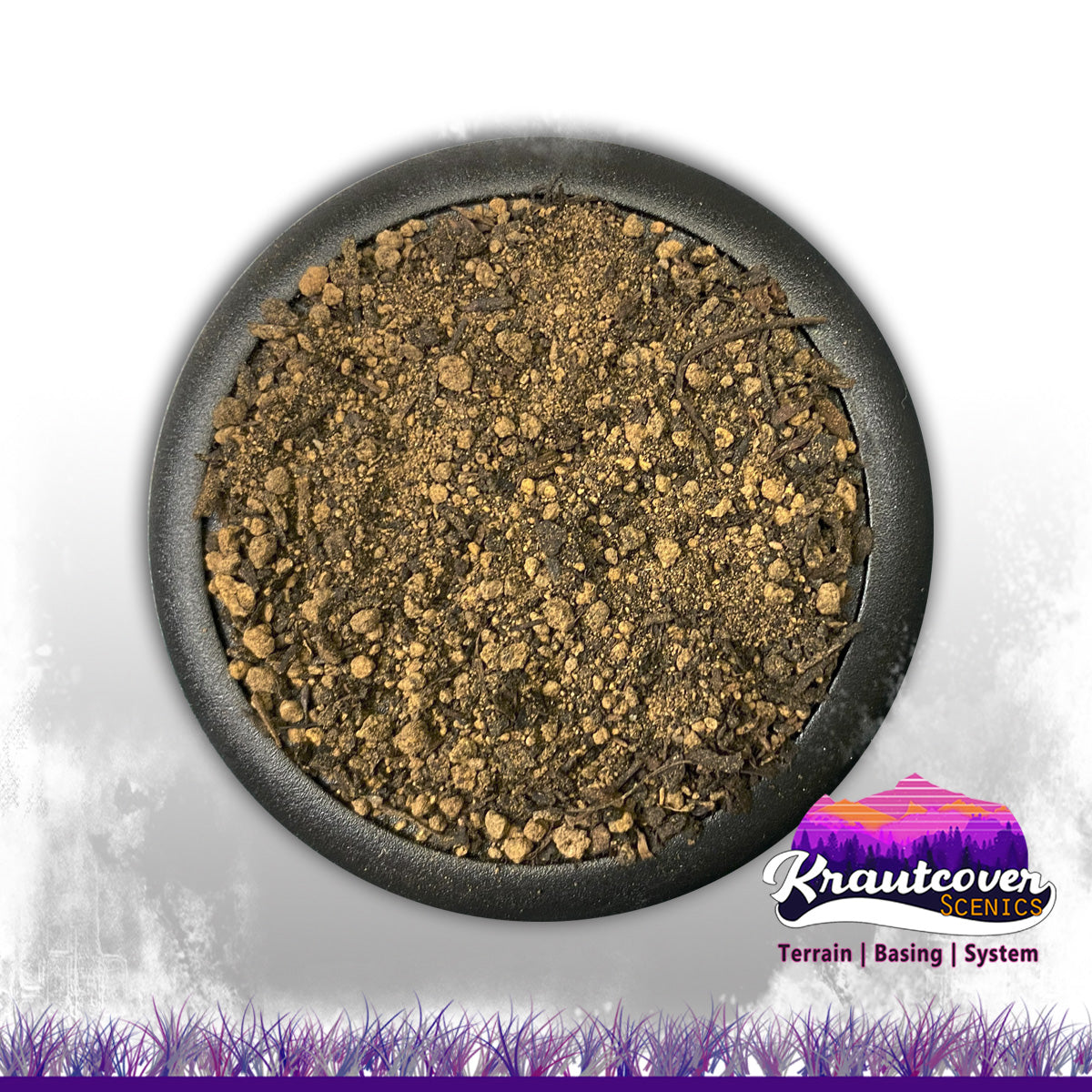 Krautcover Common Earth Light Texture Applied To Miniature Base