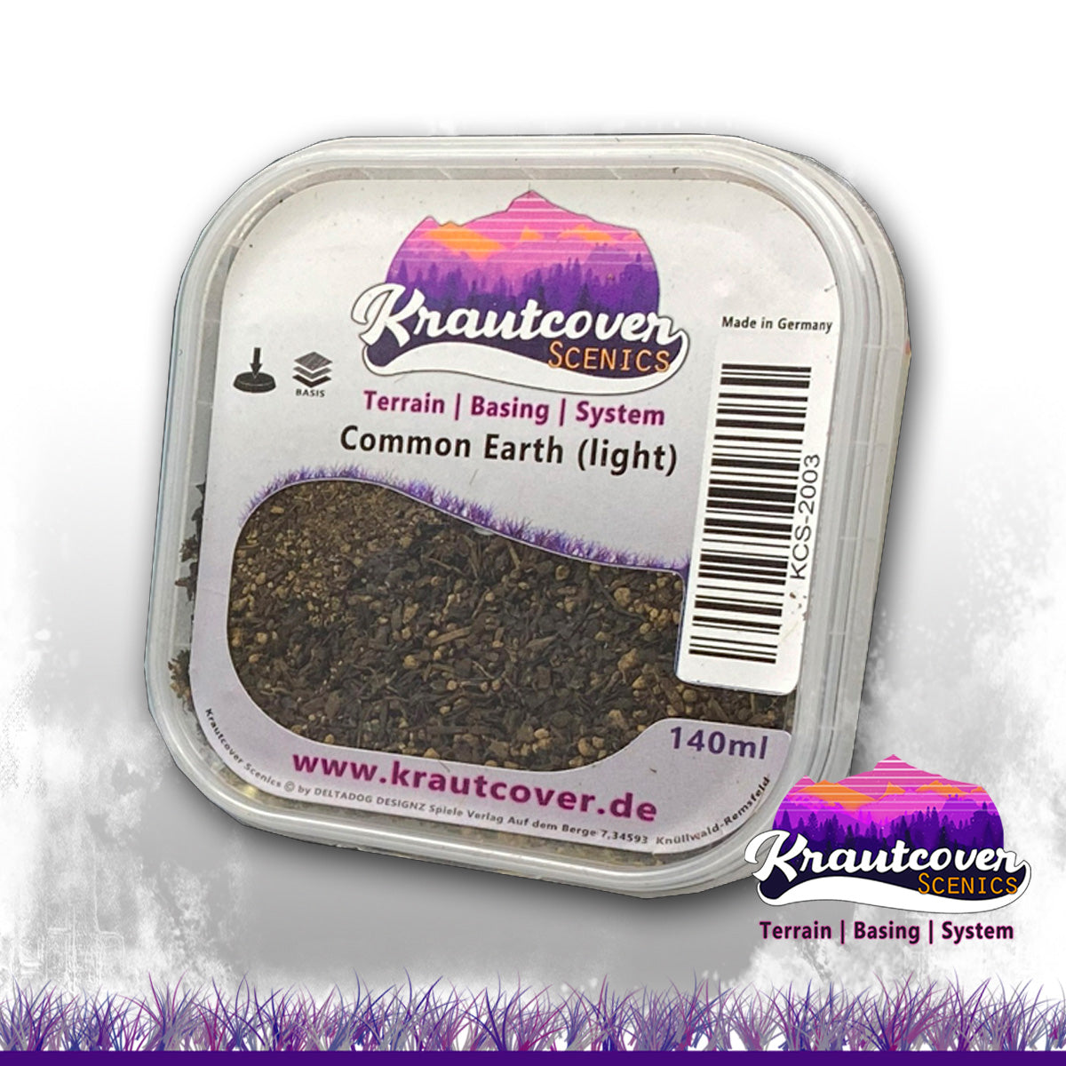 Krautcover Common Earth Light Scenic Groundcover Packaging Front