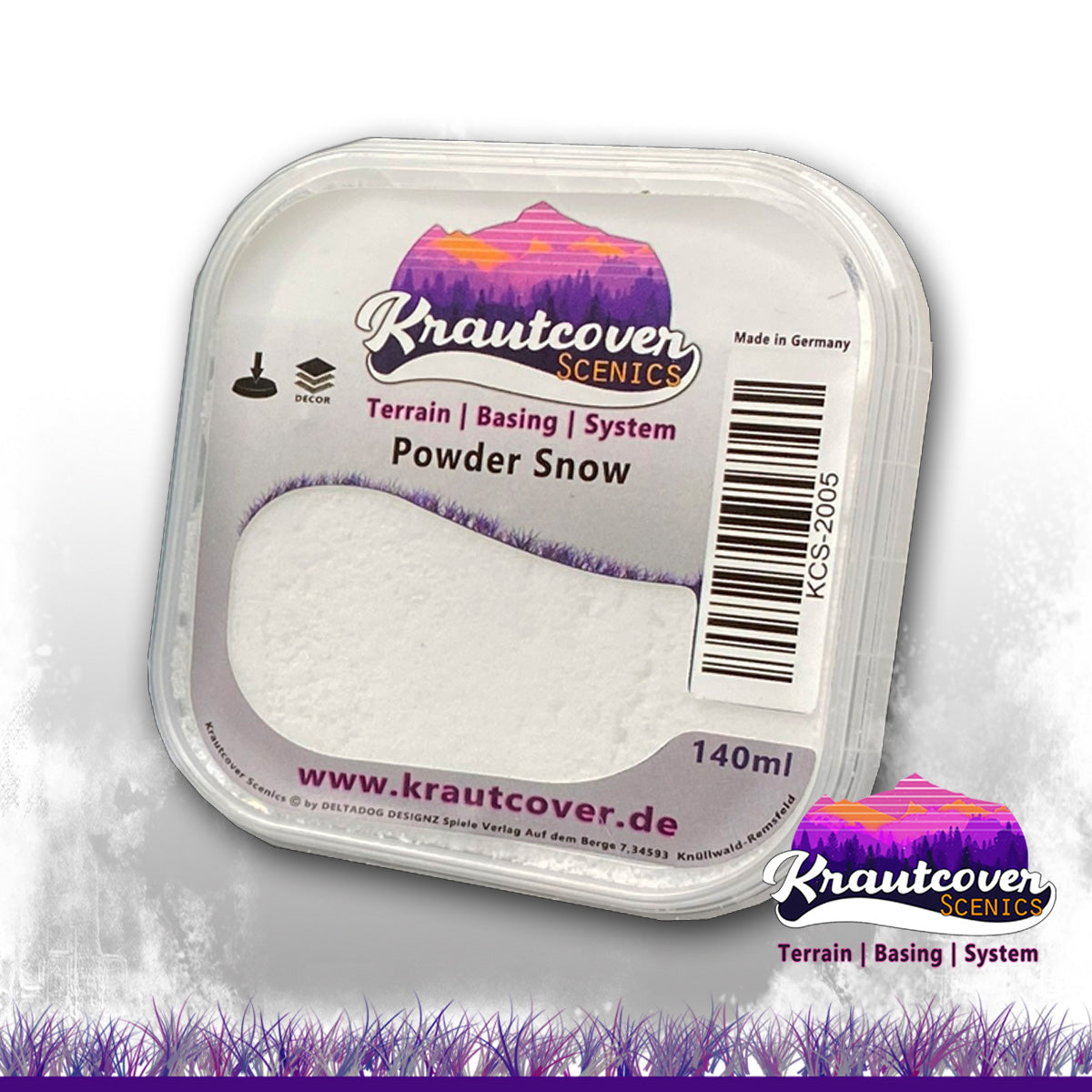 Krautcover Powder Snow Scenic Groundcover Packaging Front