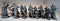 World War II German Infantry in Long Coats, 1/32 (54 mm) Scale Plastic Figures