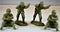 World War II US Infantry “Fire Support”, 1/32 (54 mm) Scale Plastic Figures Weapons Crew