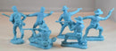 Indian Wars Dismounted U.S. Cavalry, 1/32 (54 mm) Scale Plastic Figures Rear View