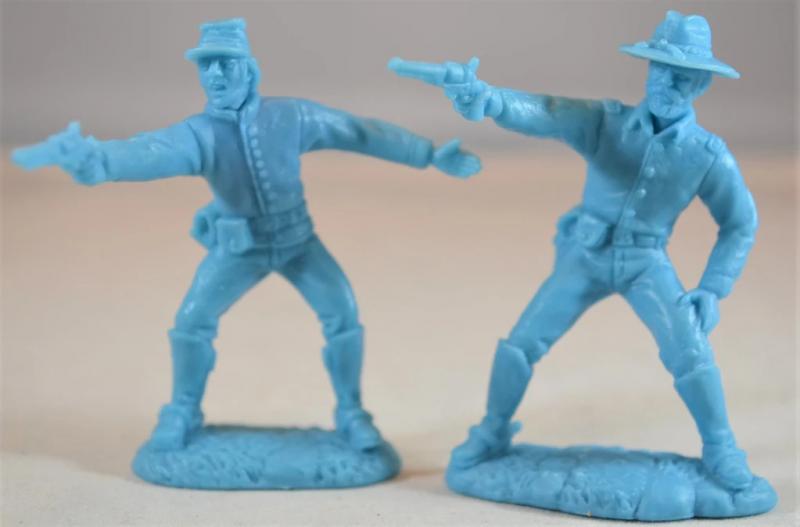 Indian Wars Dismounted U.S. Cavalry, 1/32 (54 mm) Scale Plastic Figures Close Up