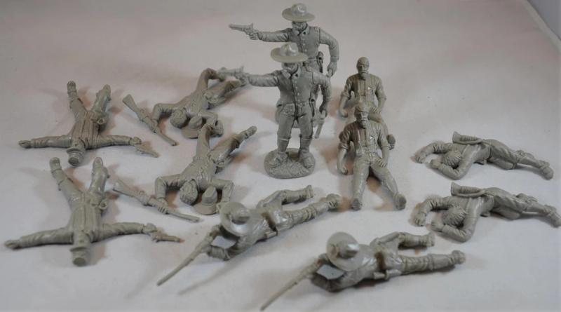 U.S. Dismounted Cavalry, 1/32 (54 mm) Scale Plastic Figures