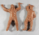 Dismounted Indians W/ Casualties, 1/32 (54 mm) Scale Plastic Figures with Knife