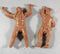 Dismounted Indians W/ Casualties, 1/32 (54 mm) Scale Plastic Figures with Knife