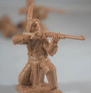 Dismounted Indians W/ Casualties, 1/32 (54 mm) Scale Plastic Figures Shooter Close Up