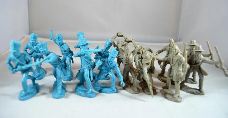 The Alamo Hand to Hand Combat, 1/32 (54 mm) Scale Plastic Figures