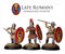 Late Roman Unarmored Infantry, 28 mm Scale Model Plastic Figures Painted Spearmen