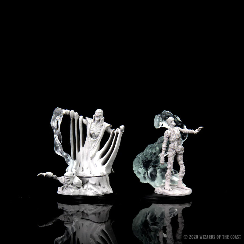 D&D Nolzur’s Marvelous Unpainted Miniatures: Lich & Mummy Lord Examples