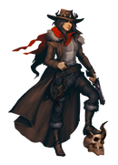Malifaux (M3E) The Guild “Master Perdita Ortega”  Neverborn Hunter