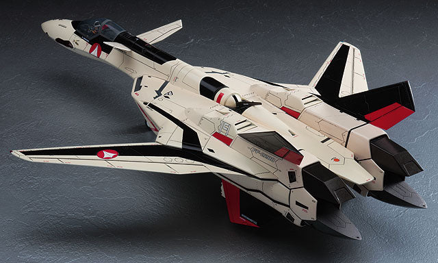 Macross Plus VF-19 Advanced Variable Fighter, 1:48 Scale Model Kit Left Rear View