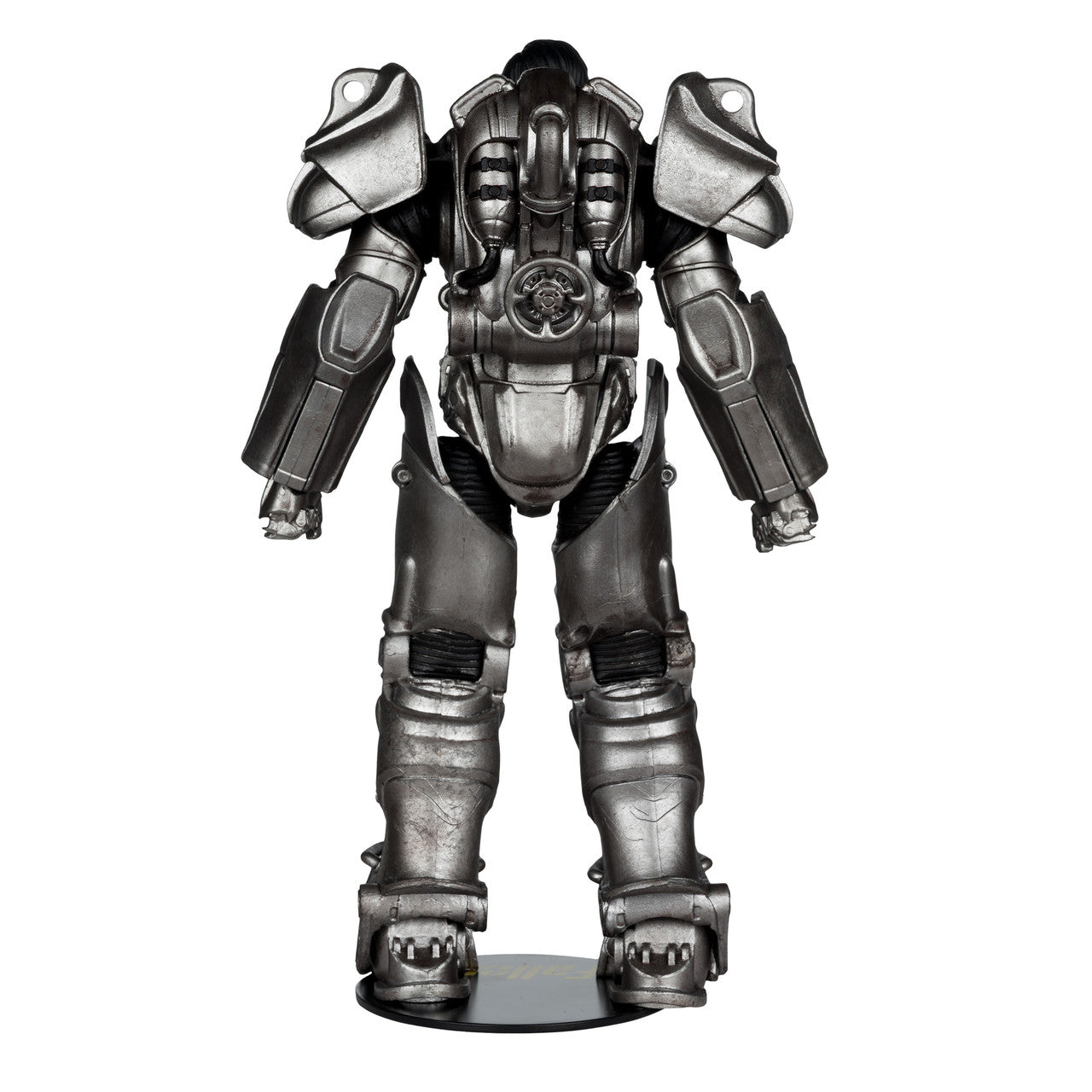 McFarlane Toys Hank MacLean Fallout Season 2 action figure in T-60 Power Armor, 7-inch scale collectible Back View