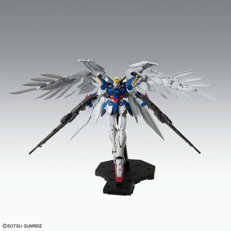 Wing Gundam Zero: Endless Waltz, MG, XXXG-00W0 Wing Gundam Zero (Ver.Ka) 1:100 Scale Model Kit On Stand