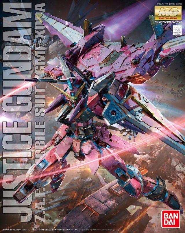 Mobile Suit Gundam SEED, MG, Justice Gundam ZGMF-X09A 1:100 Scale Model Kit