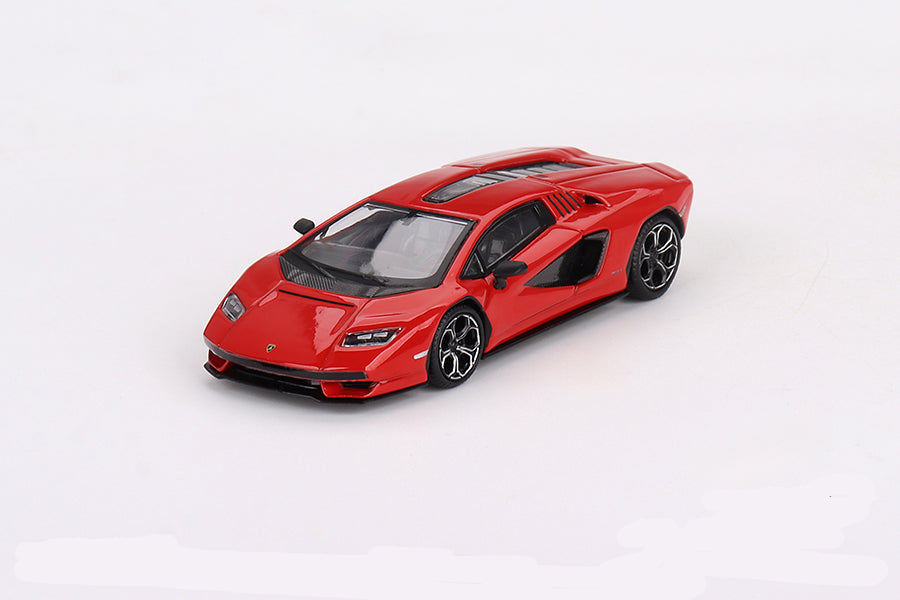 Lamborghini Countach LPI 800-4 (Rosso Mars) 1:64 Scale Diecast Car Left Front View