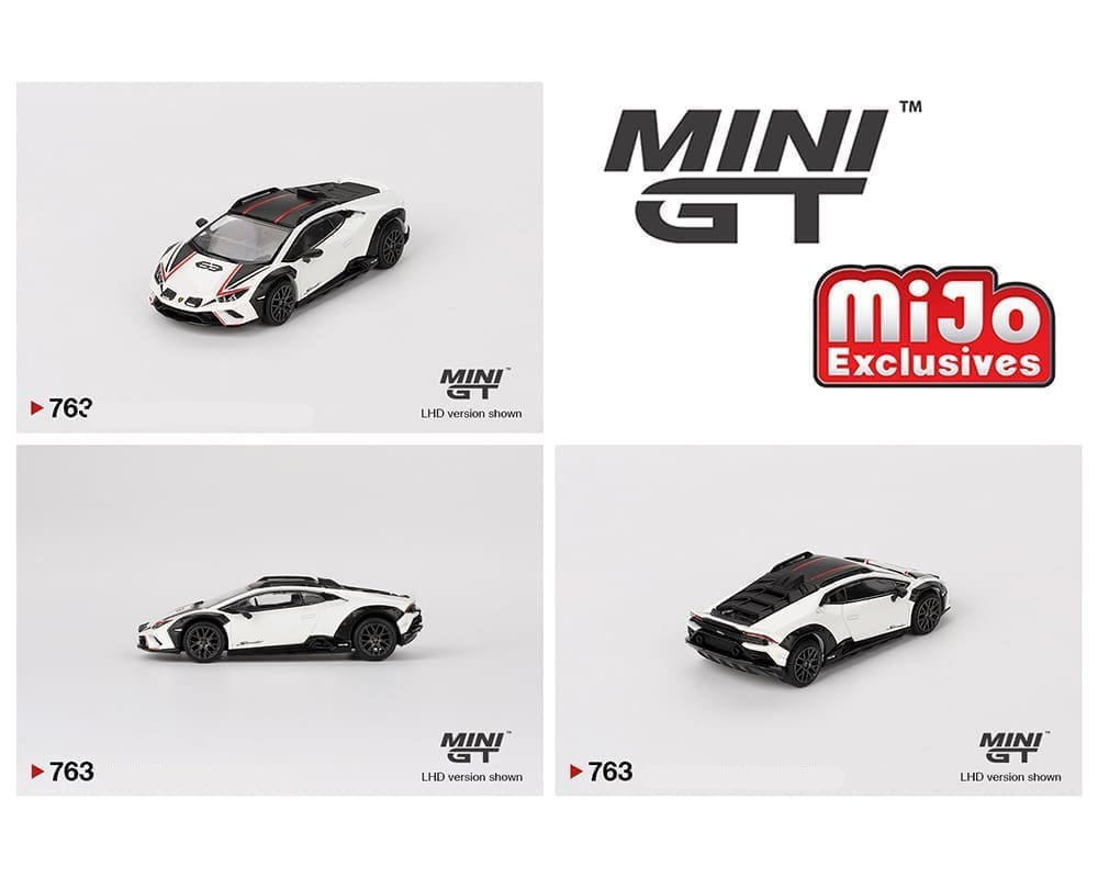 Mini GT Lamborghini Huracán Sterrato Bianco Asopo Image Collection