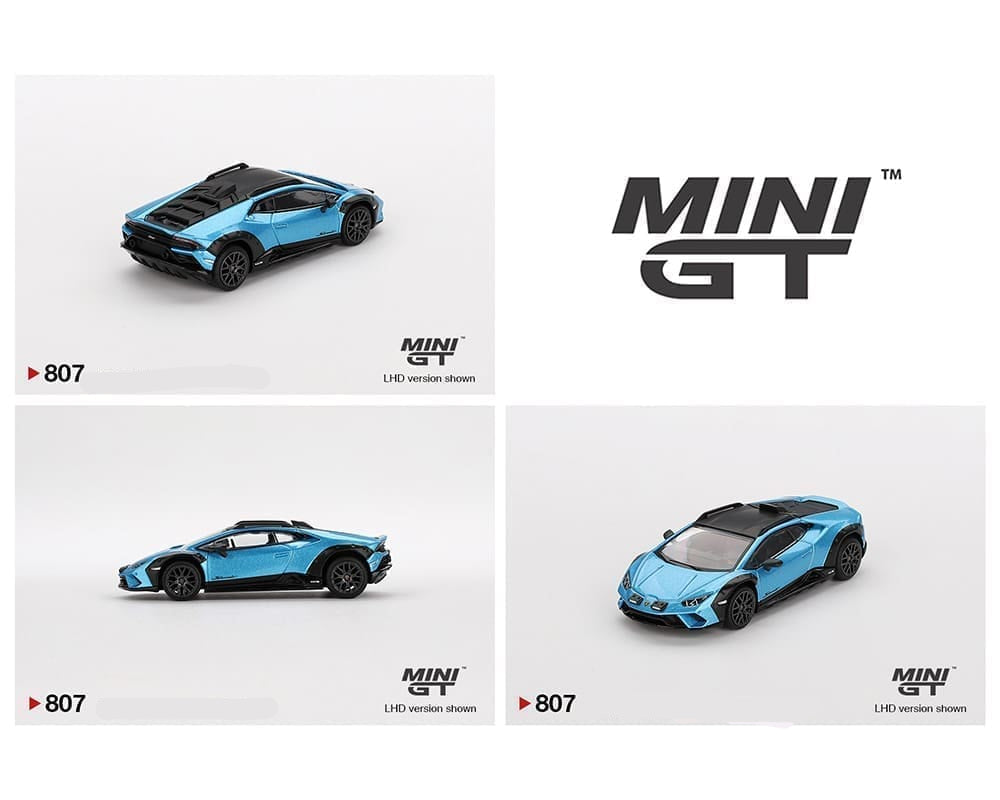Mini GT Lamborghini Huracán Sterrato Blu Aegir Images Collection