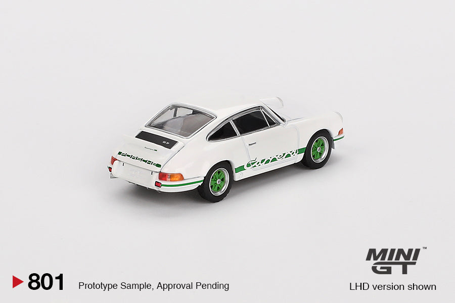 Mini GT 911 Carrera RS 2.7 Ducktail Rear Diecast Angle
