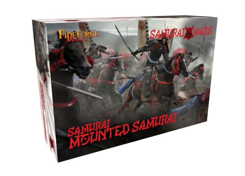 Mounted Samurai, 28mm Model Figures