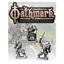 Oathmark Dwarf Heroes, 28 mm Scale Metal Figures Unpainted Examples