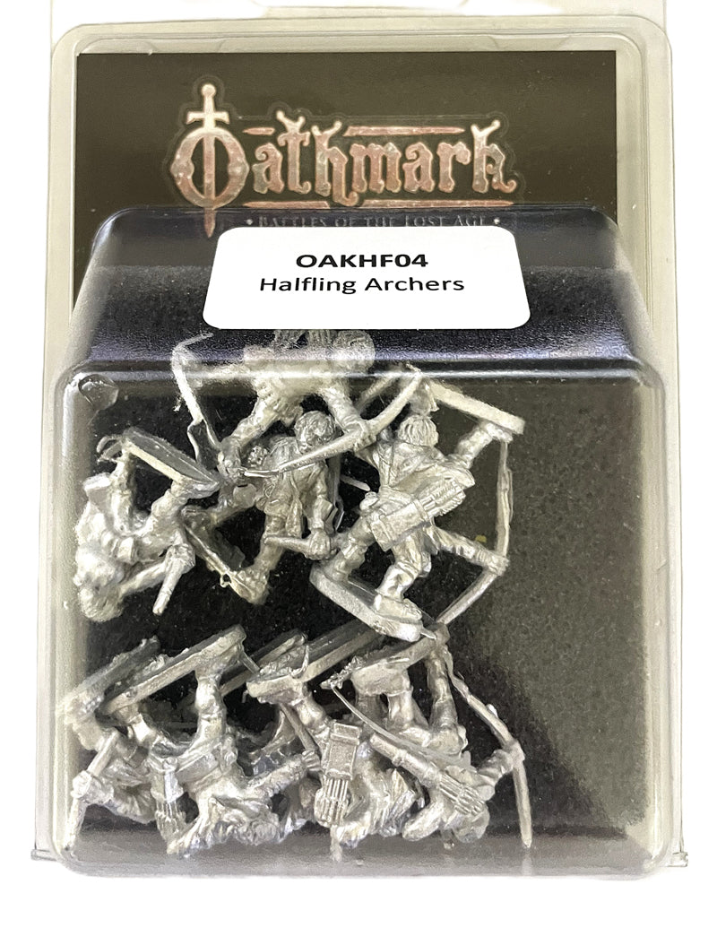 North Star Oathmark Halfling Archers 28mm scale metal miniatures blister packaging