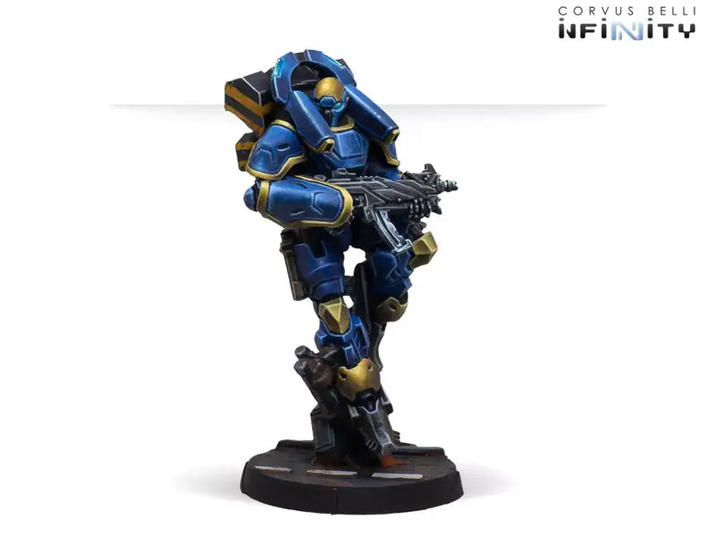 Infinity O-12 Torchlight Brigade Action Pack Yellow Jacket with SMG