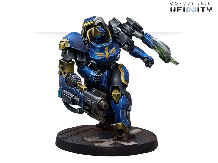 Infinity O-12 Torchlight Brigade Action Pack Silverstar Prime Painted Example